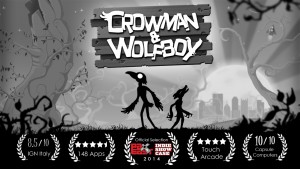 Crowman and Wolfboy in a lovely, dark adventure from Wither Studios. Image courtesy of Wither Studios
